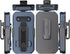 Kyocera DuraForce PRO 3 (E7200) Case and Holster Combo, Navy Blue, with Kickstand, Handstrap, and Screen Protector.