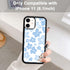 iPhone 11 Case - Light Blue Flower Shockproof Protective TPU Cute Blue Floral Design for Men Girls Women Boys - Bloom