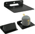 TXEsign Small Floating Shelves, 6" Speaker Shelf-2 Pack, Metal Mount Shelves for Bluetooth Speaker, Webcam, Cell
