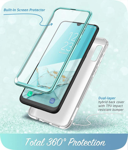 i-Blason Cosmo Series Case for Samsung Galaxy A20/A30 - Slim Full-Body Stylish Protective Case with Screen Protector