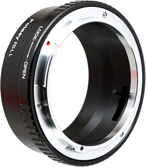 Fotasy FD Mount Lens to L Adapter, Copper, Compatible with Panasonic S1 S1H S1R S4 S5 Leica SL Mirrorless Camera
