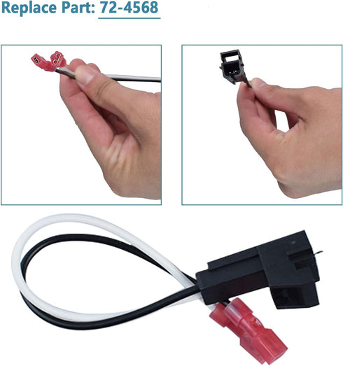 72-4568 (4Pcs) Speaker Adapter Wiring Harness Replacement for General Motor Vehicles GMC Buick Cadillac Chevy Silverado
