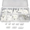 JST GH 1.25mm Connector Kit, 80 PCS Male Housing Plug Connectors with 500 PCS Plug Terminals, 2-10 Pin