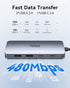 USB C Docking Station Dual Displayport Monitor, USB C Hub with 2 DP, HDMI, VGA, PD Charging, USB A&C Ports