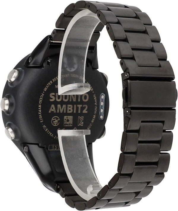 Replacement Metal Watch Band Strap for Suunto Ambit 2/2S/2R/3 Sport/3 Run/3 Peak