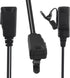 3.5mm Threaded Ear Piece Ptt Mic, G Shape Headset for Yaesu Standard Horizon VX-6R VX-7R Walkie Talkie