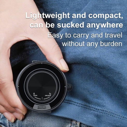EIGNO 15/14/13, Hands-Free Magnetic Phone Mount for Car & Home, Ultra-Stable Suction Cup Holder for Dashboard & Desk