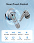 Wireless Earbuds with 42H Playtime, Bluetooth 5.3 Headphones, HiFi Stereo Noise Cancelling Earphones, Gray