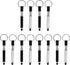 Mikikit Stylus Pen with Keyring, 12 Pcs Stylus Pens for Touch Screens Keychain