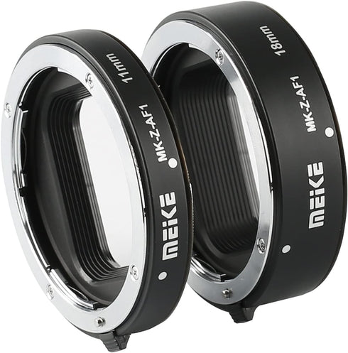 MEKE MK-Z-AF1 Full Frame Macro Metal AF Auto Focus Extension Tube Adapter Kit for Nikon Z Series Cameras