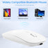SUNGI Mode(Bluetooth5.2+USB),Silent Bluetooth Wireless Mouse Dual Rechargeable mice with USB-C to USB Adapter