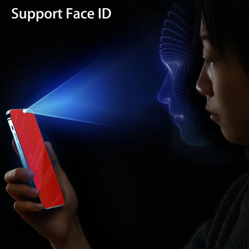 2 Pack Anti-Blue Privacy Screen Protector for Samsung Galaxy S23 Ultra - Anti-Spy Soft Red Film, 6.8 Inch
