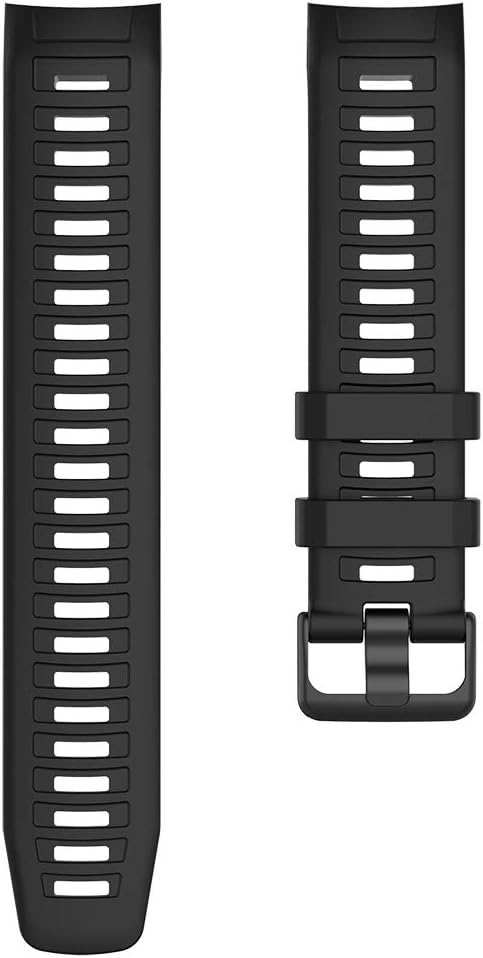 Intended for Garmin Instinct 2/Instinct /Instinct Tactical/Esports/Solar/Tide Bands, Replacement Silicone Water Resistant Fitness Watch Wrist Band Strap for Instinct Smartwatch with Adapter Tools (Black)