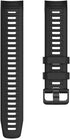 Intended for Garmin Instinct 2/Instinct /Instinct Tactical/Esports/Solar/Tide Bands, Replacement Silicone Water Resistant Fitness Watch Wrist Band Strap for Instinct Smartwatch with Adapter Tools (Black)