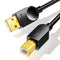 SAMZHE 5FT USB A to B Printer Cable, High Speed Printer Cord