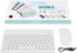 Bluetooth Keyboard and Mouse Combo - Ultra-Slim Portable Rechargeable Wireless Set for iPad, Mac OS, Android