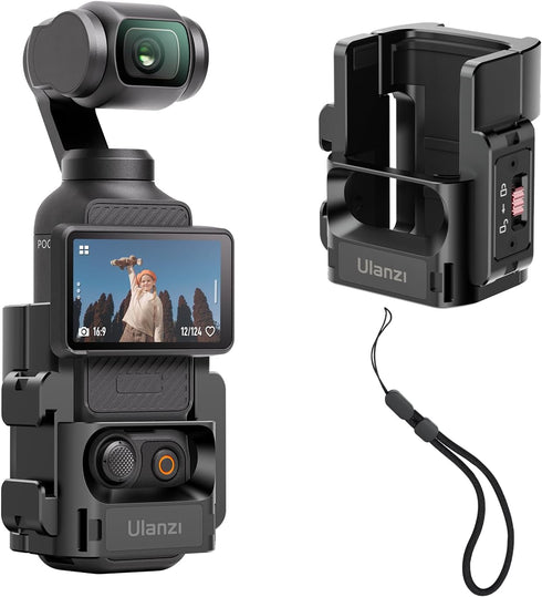 ULANZI PK-06 Expansion Adapter for DJI Osmo Pocket 3 - Aluminum Protective Cage with Mounting Options