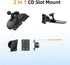 Epronic 17.2mm 7-10.26 inch Portable Car GPS Mount, Ball Adapter CD Slot for Phone Holder, Magnetic Mount, Compatible