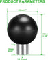FANAUE B-0 Mount Aluminum Ball Adapter with 1/4"-20 Threaded Hole, Compatible with RAM Mount B Size Components