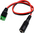 Oiyagai 5 Pairs DC Power Pigtail Cables - Upgraded 22 AWG Wiring with 2.1mm x 5.5mm Connectors for Home Security and