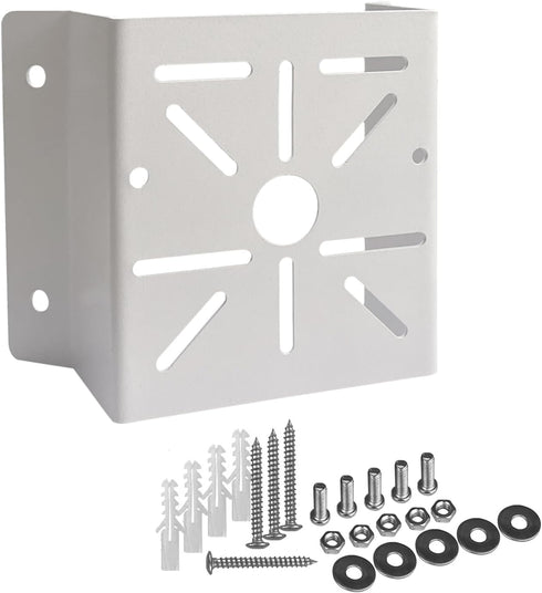 WiTi Universal Corner Mount for Security Camera, Solid Metal Mounting Corner Bracket for CCTV Cameras, LED Wall Lights