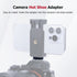 1/4 (62043) Hot Shoe Adapter for DSLR Cameras Universal Screw Mount for Microphone, LED Light, Tripod Aluminum Alloy