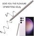 Galaxy S24 Ultra S Pen with Bluetooth, 4,096 Pressure Levels Replacement for Samsung Galaxy S24 Ultra (Light Gray)
