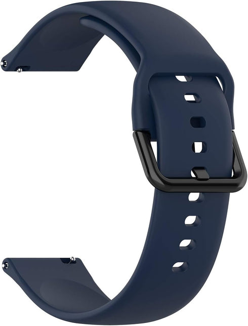 KOMI Compatible Galaxy Watch Band for Active 2, 20mm Soft Silicone Replacement Strap for 44mm 40mm