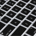 Silicone Keyboard Cover for Apple Magic Keyboard with Numeric Keypad MQ052LL/A (A1843), US Layout, Black