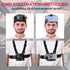 Phone Chest Mount Harness & Head Strap for All iPhones - Hands Free for POV/VLOG - Anti-slip & Water-resistant Accessories Kit for Immersive Filming Video, Fishing- Body Camera Mount for GoPro