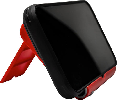 Nuke Armor Adjustable Cell Phone Stand for Desk, Portable Phone Holder Compatible with Most iPhone, Samsung and Other