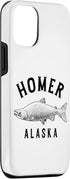 We Love Homer Alaska - Apparel & Gifts 12/12 Homer Alaska Sockeye Salmon Fishing Souvenir Case for iPhone Pro