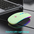 HOTLIFE Wireless Mouse - Slim Rechargeable Bluetooth Mouse, Ergonomic Design, Noiseless with USB Receiver