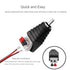RCA to Speaker Wires Adapter, 4Pcs RCA Male to Spring Press Type Terminal Speaker Wire Cable Converter