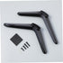 GETAJGHSD 2 Pcs Plastic Tv Mount Stand for Tvs Brackets with Screws Easy Installation Without Drilling Stable