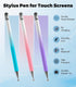 Kenkor Stylus(3pcs), 2-in-1 2/iPhone/Android/Samsung, Stylus Pen for Touch Screen, High Precision & Sensitivity Pen