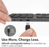 Macally Bluetooth Number Pad for Laptop, Slim Aluminum Design, Rechargeable Wireless Numeric Keypad for Mac, PC