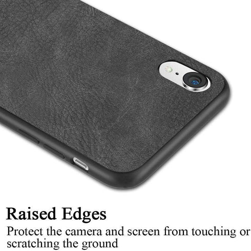 SALAWAT Compatible iPhone Xr Case - Slim PU Leather Vintage Shockproof Cover - Lightweight Premium Soft TPU Bumper -