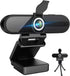 ZIQIAN 4K Webcam, HD Webcam 8MP- Laptop PC Desktop Computer Web Camera with