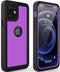 Diverbox Waterproof Case for iPhone 12, IP68 Full-Body Hard Case with Built-in Screen Protector for Underwater Use