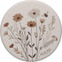 Floral Boho Beige Tan Flower PopSockets Standard PopGrip