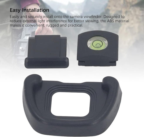 GLOGLOW Eyepiece Eye Cup, ABS Material, Easy Installation, Cushioning Effect, Ideal for Professional Photographers