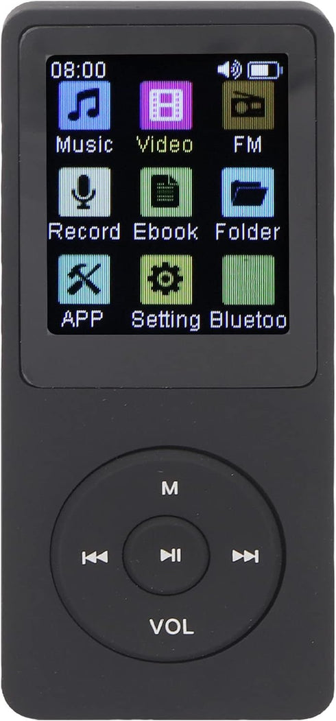 VBESTLIFE 32GB Bluetooth MP3 Player with Speaker, 1.8 Inch E Book Reader and