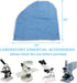 Microscope Dust Cover for Full Size Standard Microscopes - ESD Material, 20"L x 20"W Lab Accessories