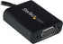 StarTech.com USB-C to VGA Adapter - 1080p Video Converter for MacBook Pro - Black - Type-C to VGA Dongle (CDP2VGA)