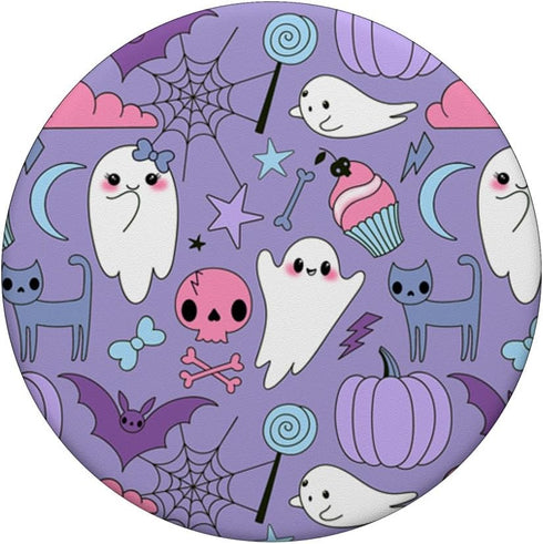 Pastel Goth Halloween Witchy Magical Spiritual Kawaii Ghost PopSockets Standard PopGrip