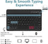 MMK Keyboard Case for iPad 10th Gen 10.9" 2022, Detachable Bluetooth Keyboard & Pencil Holder, Black