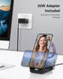 Wireless Charging Station, 3 in 1 Stand Made for Apple Watch Ultra/9/8/7/6/SE/5/4/3, Fast Wireless Charger for iPhone