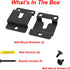 Sound Bar Wall Mount Brackets for Vizio Soundbar Wall Mounted Holders Kit with Screws