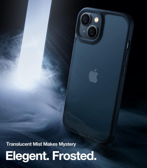 TORRAS Guardian Shockproof Case for iPhone 13/14, Durable Military-Grade Protective Slim Thin Matte Hard PC Back,